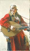 Anders Zorn Home Tunes, china oil painting artist